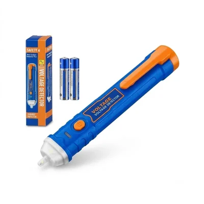 Wadfow 70-1000V AC Voltage Detector Pen with Sound Light Alarm, White LED Flashlight & Auto Power Off (WTP3503)