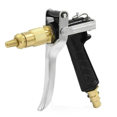 Akari High Pressure Adjustable Hose Brass Nozzle Water Spray Gun, (HM-GS)