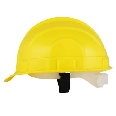 Heavy Duty Nape Safety Helmet Pack of 50 for Multipurpose Industrial Uses, Adjustable, Without Ratchet, Color - Yellow