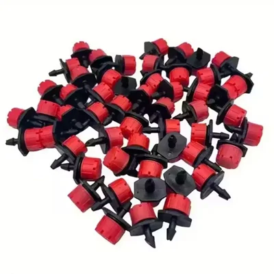 KSNM 100 pieces Adjustable Online Dripper (0-70 LPH) for Irrigation Purposes