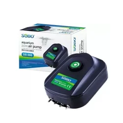 SOBO SB-988 Adjustable Flow Silent Air Pump (4 Outlets) for Aquarium Fish Tank