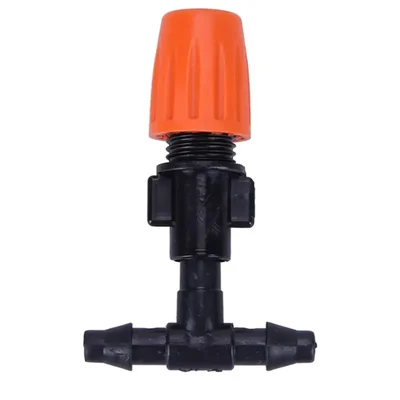 WaterSun Adjustable Mist Nozzle with TEE For Greenhouse, Agricultural Watering System(Pack-25 Pieces)