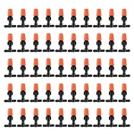 WaterSun Adjustable Mist Nozzle with 4mm Pin For Greenhouse, Agricultural Watering System (pack of 100 Pcs)