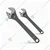 Taparia Adjustable Spanner Combo 10 inch and 12 inch Heavy Duty Wrench Set for Professional and Home Use