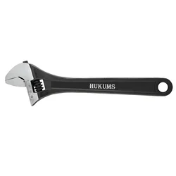 Hukums 12 Inch (300 mm) Phosphate Finish Adjustable Wrench With 1 Year Warranty