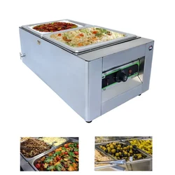 ADORMA BM 16, (2x8L) 16 Liters Bain Marie 2 Pot, 600W, Stainless Steel 304 water tank with 1 Year Warranty