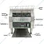 ADORMA CT300 Commercial Stainless Steel Conveyor Toaster 250-300 Slice/hr, 2200 W with 1 Year Warranty