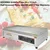 ADORMA GP 28x15 Stainless Steel Electric Griddle Plate 28 x 15 inch Half Grooved Plate, 3600W with 1 Year Warranty