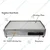 ADORMA GP 28x15 Stainless Steel Electric Griddle Plate, 3600W with 1 Year Warranty