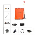 Balgo Kissan 20 Liter Backpack Battery Sprayer For Agriculture, 12V DC-8AH Battery