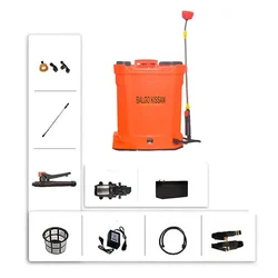 Balgo Kissan 20 Liter Backpack Battery Sprayer For Agriculture, 12V DC-8AH Battery