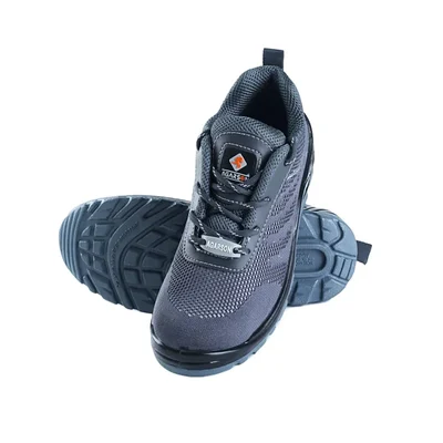 Agarson BLAZE Fabric Dual Density PU Sole Steel Toe Blue Safety Shoes(Size-6)