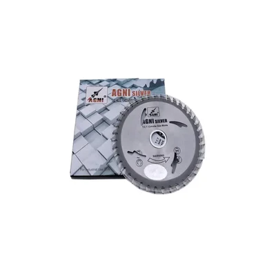 Agni 120 Teeth 16 inch TCT Saw Blade (Silver) for Wood cutting