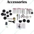 Agni 135W Mini Rotary Die Grinder Tool Kit With Flexible Shaft 38pcs Accessories, 14pc Grinding Stones, Diamond Bits (A1537)