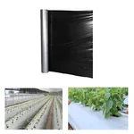 Siddhi 30 micron 400 meter Black and Silver Mulching Sheet | Suitable for Garden and Agriculture Purposes