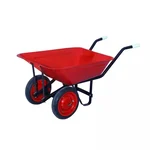 Agrolift 220 Kg Load Capacity Double Wheelbarrow With Solid tyre ( DWB - SL- Light Model )