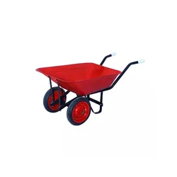 Agrolift 300 Kg Load Capacity  Double Wheelbarrow With  Pneumatic Tyre (DWB - PH - Heavy Model )