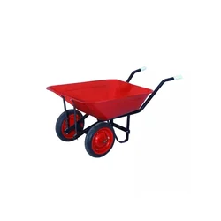 Agrolift 250 Kg Load Capacity  Double Wheelbarrow With Pneumatic Tyre ( DWB - PL Light Model )