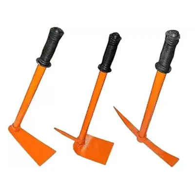 AGT Garden Tool Set - 3 Pcs Big Shovel, Cultivator, Weeder for Home Gardening and Terrace Gardening