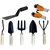 AGT Garden Tools Combo Kit (7 tools) of 2 Trowel, Hand Fork, Khurpa, Cultivator and a Pair of Hand Gloves