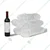 100 Pcs, 210 x 375mm Air Column Bag for 750ml Glass Bottle Packaging