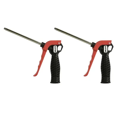 Kaymo 2 Pcs 1/4" PT High Flow Air Blow Gun with 12cm Steel Tube for Automotive & Industrial Use (B93C)