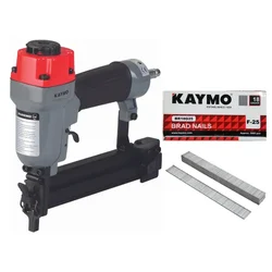 Kaymo 15-50 mm Pneumatic Air Brad Nailer (ECO-PB18G50) With 25mm Brad Nails Combo (BR18G25)