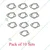 Air Cleaner Gasket (10 Pieces), For 4 stroke 9 HP (177F) Petrol Power Tiller / Cultivator, 177F-030