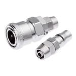 Air Line Hose Compressor Connector Quick Release Coupler for Pneumatic Fittings (SP20 + PP20)