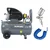 Elephant 2 HP 50L Air Compressor (AC50C) with Spray Paint Gun (PR01) and PU Pipe & Fittings Combo - 6 Months Warranty