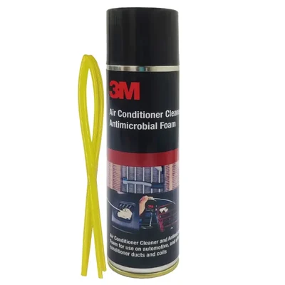 3M Air Conditioner & Antimicrobial Foam 250ml (140g) Expanding AC Coil Cleaner for Split & Window Units