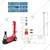 Heavy Duty 80 Ton Capacity Pneumatic Air Hydraulic Jack With 690 mm Maximum Lifting Height