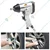 Hukums 1/2 inch Rocking Dog Type Air Impact Wrench with Air Blow Gun, Nozzle and 10m Recoil Hose Combo