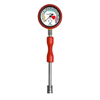 Airotic Durable Analog Tyre Air Pressure Gauge, 200 Psi for Cars, Trucks, Motorcycles and Bikes (TTC –02)