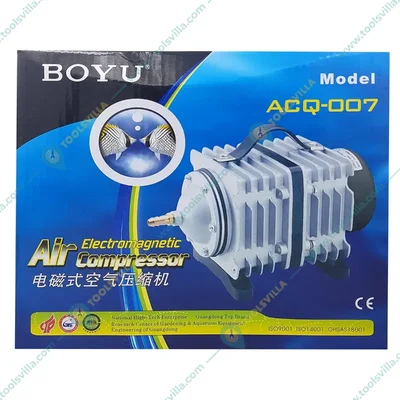 BOYU ACQ-007 Aquarium Air Pump Electro Magnetic Compressor