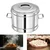 SINTAGE Stainless Steel Puff Insulated Air Tight Hot Pot with Lid (5 Liter)