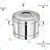 SINTAGE Stainless Steel Puff Insulated Air Tight Hot Pot with Lid (5 Liter)