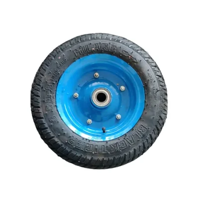 Premium Quality 14 Inch Air Tyre With Double Bearing For Wheel Barrow, Bearing No 6205