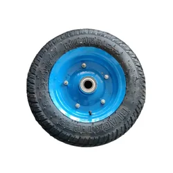 Premium Quality 14 Inch Air Tyre With Double Bearing For Wheel Barrow, Bearing No 6205