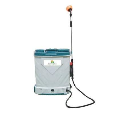 AIVA ITALY AV BT 16 Sprayer With 16L Tank, 12V-8AH Battery, Dual Manual & Battery Operation For Agriculture & Sanitation