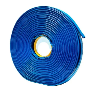 AIVA ITALY PVC Lay Flat Hose Pipe 100mm (4 Inch) 100 Meter | Flexible Reinforced Water Delivery Hose.