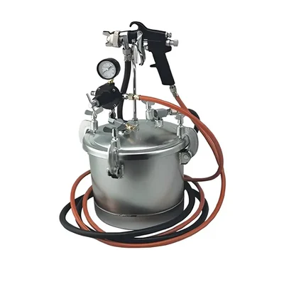 Akari 10L 1/4 Inch 4 Bar Max Pressure Paint Tank With Spray Gun (AT-8312)