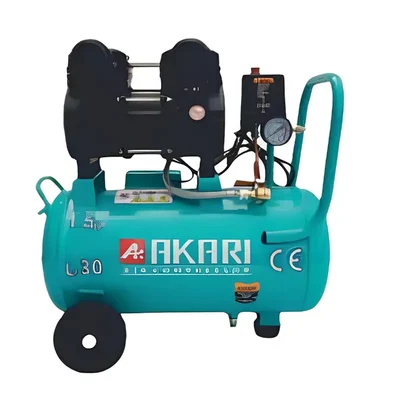 Akari 30 Litres Oil Free Air Compressor With 1.5 HP Motor, 2850 RPM (APT-OFC-30L)