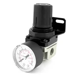 Akari 1/4 Inch AR Series Air Regulator with Gauge (AR2000-02)