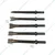 Akari 250mm Pneumatic Air Hammer Set with 5 Chisels for Cutting, Chipping and Scraping (AT-AH-250)