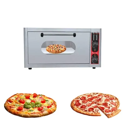 Akasa PO 45 STN 18 x 18 Inch Stone Base Stainless Steel Pizza Oven, 2800W
