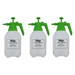 Alap Hand Sprayer (Pack of 3) with 1 Litre Tank Capacity and Brass Nozzle for Fine Mist and Strong Spray Option