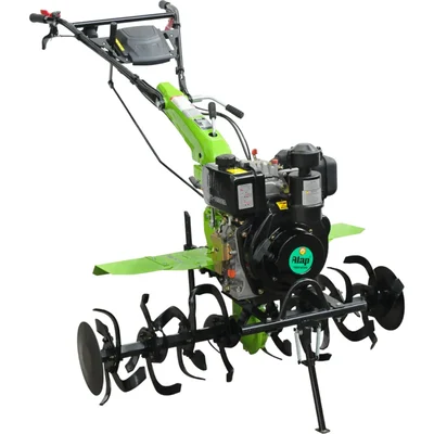 Alap APW-105DEA 6 HP Diesel Power Weeder with 32 Pieces of Tilling Blades- High-Performance Farming Tiller