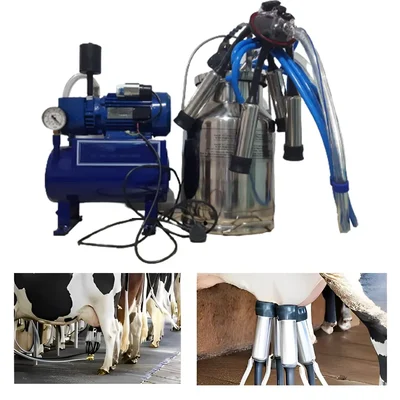 Single Bucket 25 Liters Milking Machine, 1 HP Motor