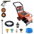 Alfa Tri Force 150-200 Bar 3 HP Motor Trolley Type High Pressure Washer with all Accessories, 15 LPM Flow Rate